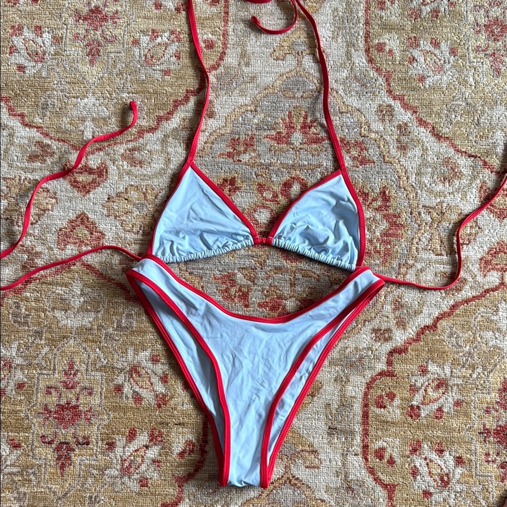Frankies Bikinis Triangle Bikini Set